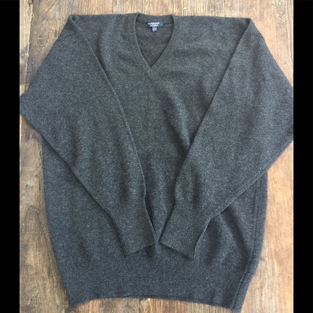 Burberry grey cashmere sweater